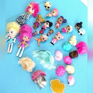 Lot Shopkins & Shoppies Dolls by Moose and Assorted Accessories